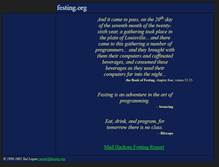 Tablet Screenshot of festing.org